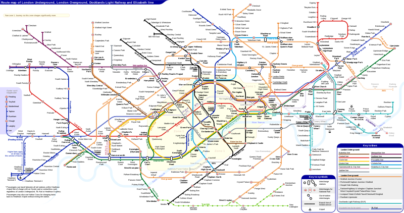 London Underground Overgroundmap