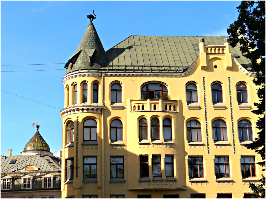 Riga lakóház