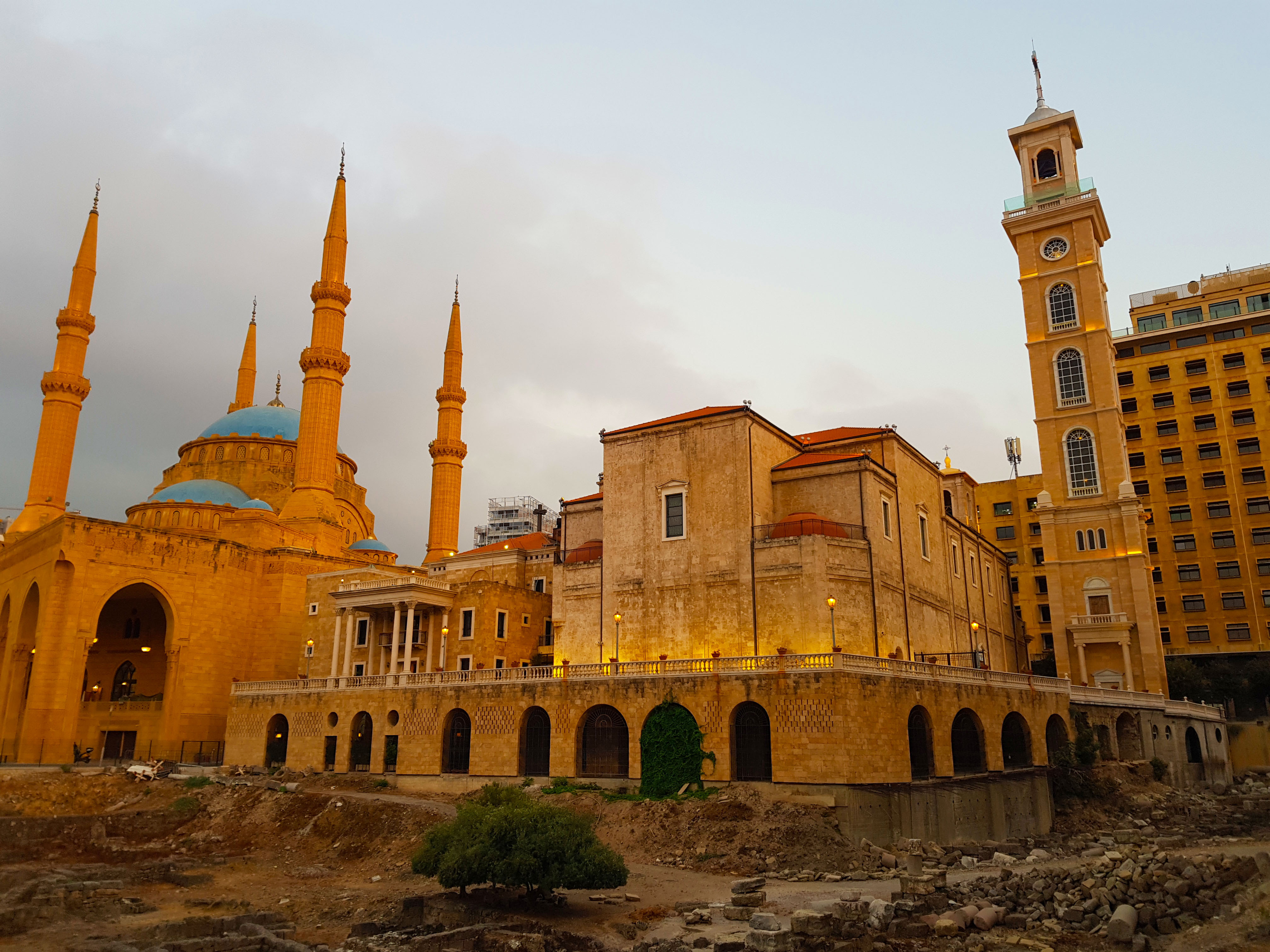 libanon templom és mecset