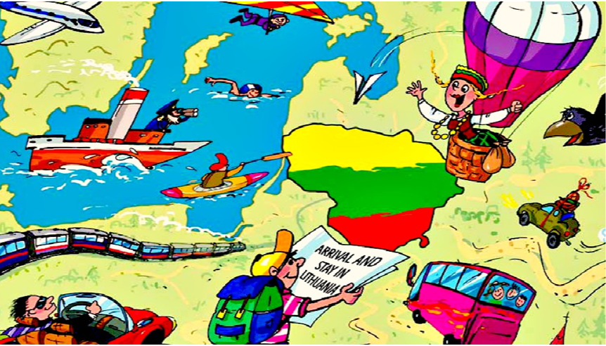 litvánia karikatúra