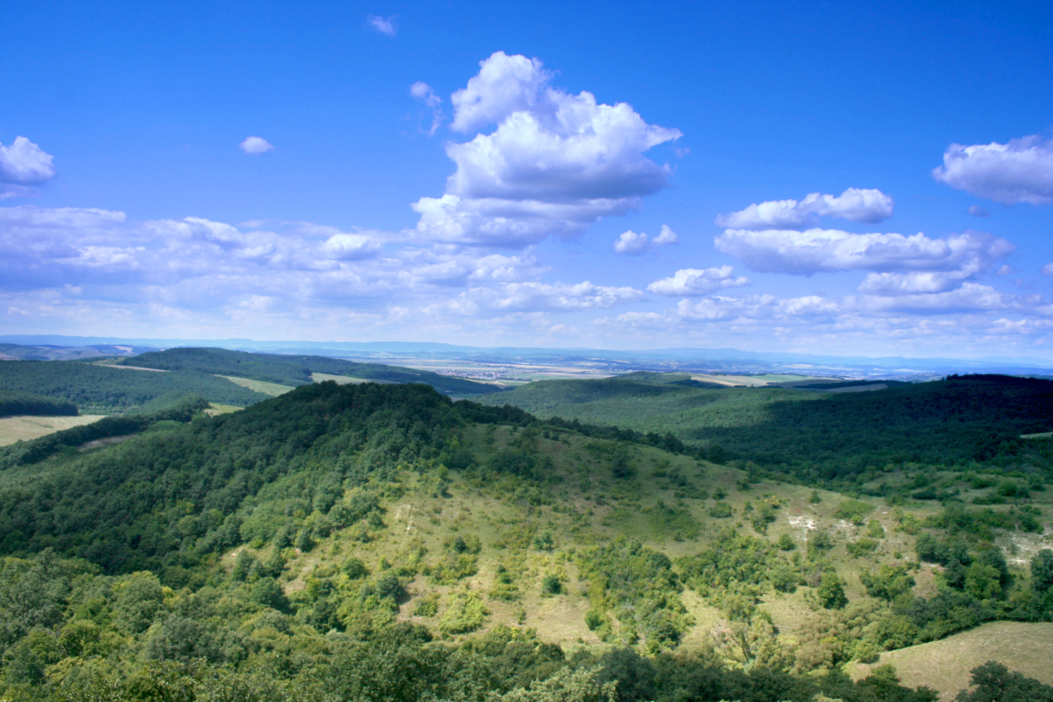 Cserhát Mountains north of Hollókő